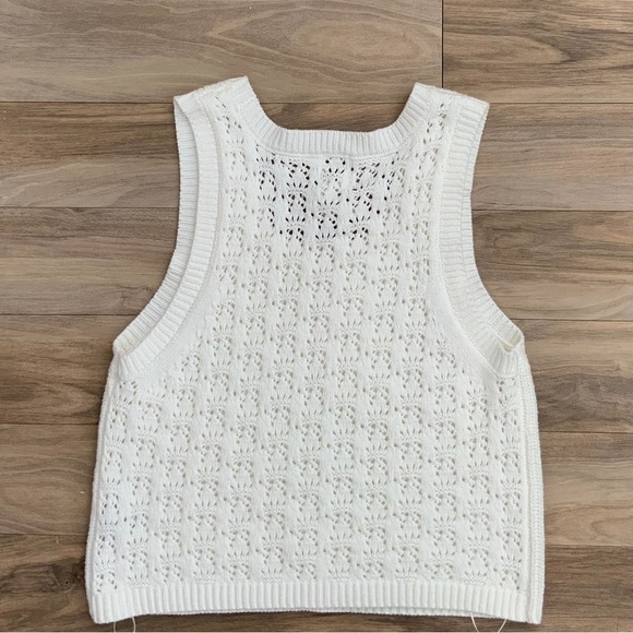 Joie 2 Pc Set Crochet Wide Leg Pants And Tank Top - Picture 8 of 11